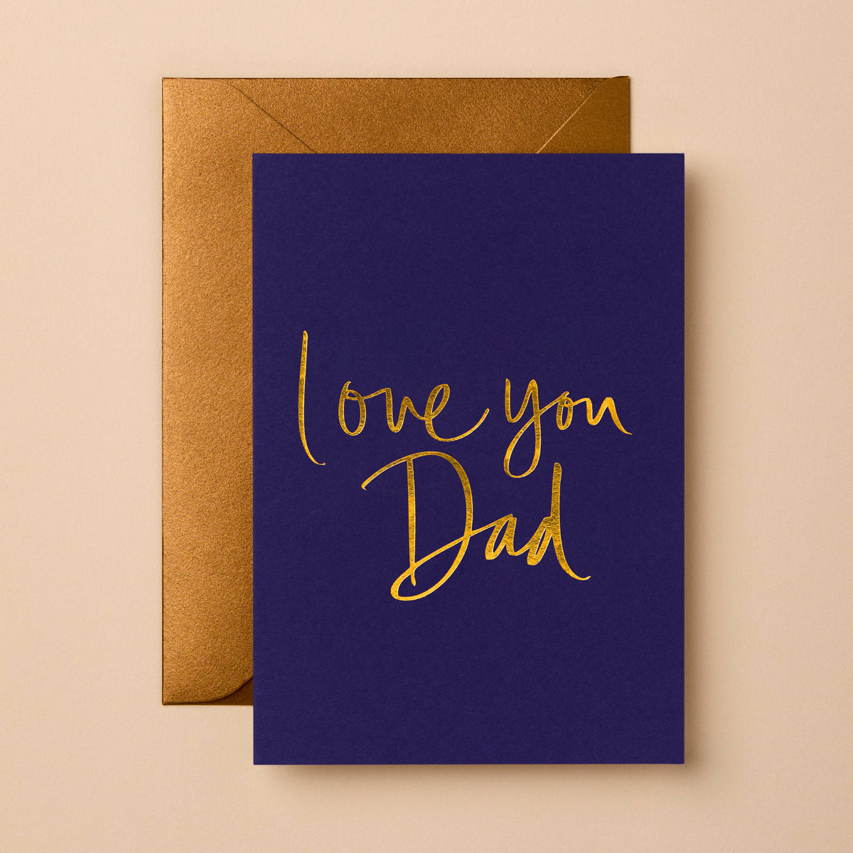 Father's Day Card | Gold Foil Luxury Greeting Card