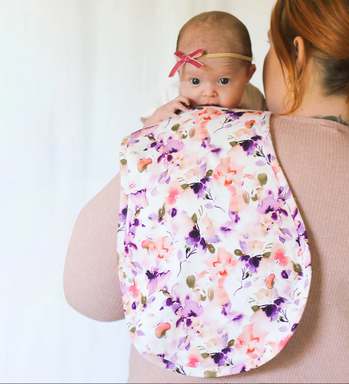 Blushing Beauty Organic Cotton Burp Cloth
