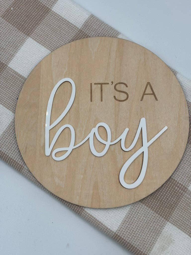 It's a Boy Disc