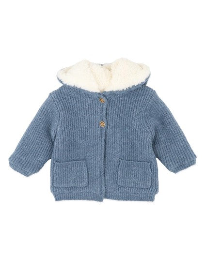 Blue baby fleece jacket at Tajoh & GG