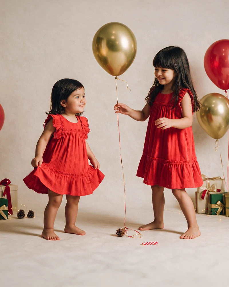 Festive Broidery Dress