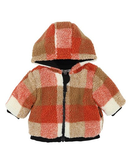 MR FOX SHERPA CHECK JACKET