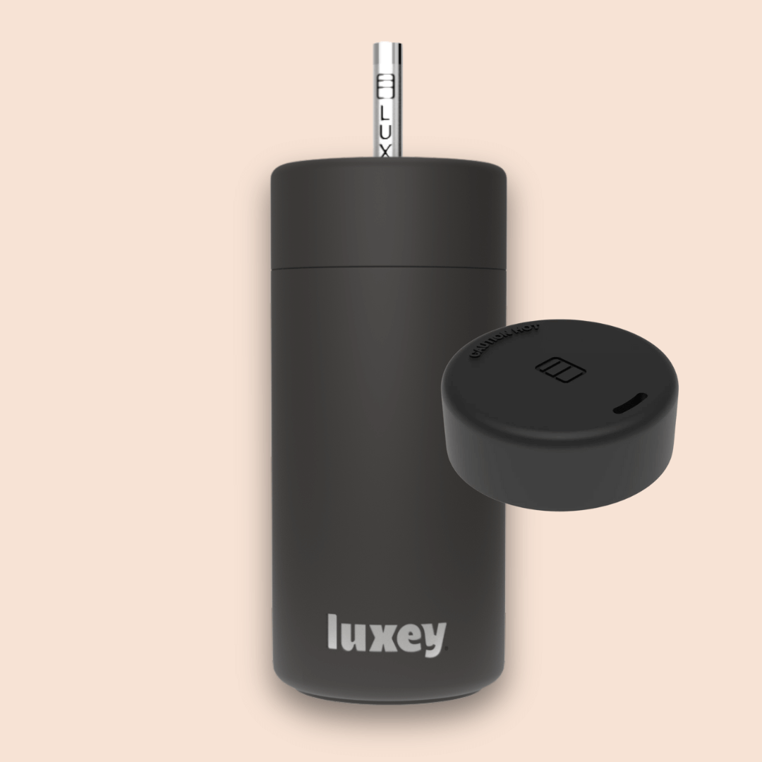 BLACK - Duo Switch Stainless Steel Cup 12oz