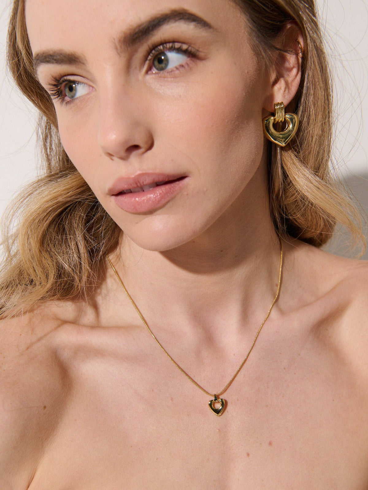 Tania Heart 18K Gold Plated Necklace