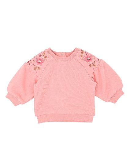 WILD GARDEN EMB. SWEATSHIRT