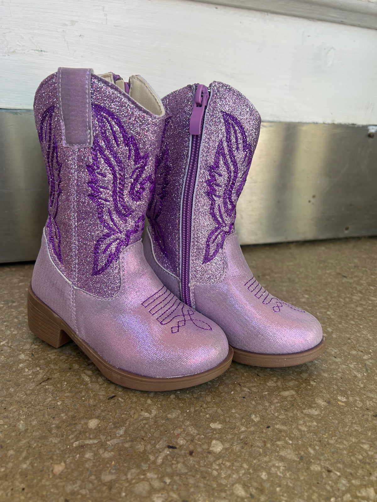 Cowgirl Boots - Purple