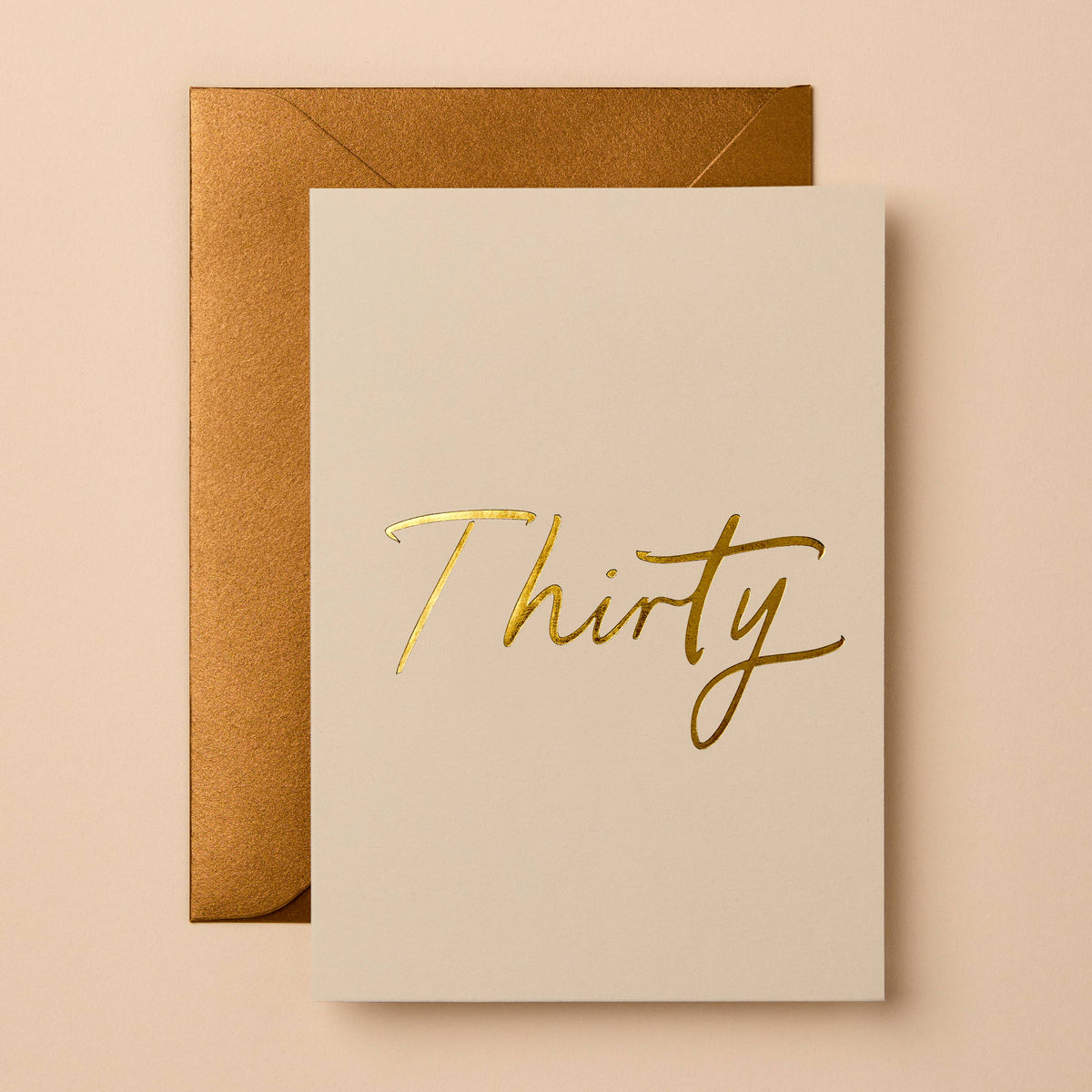 Thirty Birthday Card | Signature Foil Greeting Card