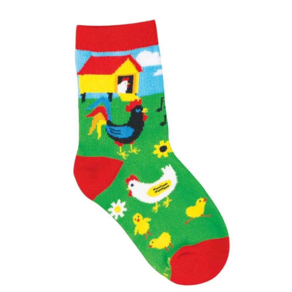 Socksmith Kids Socks 2-4 yrs - Mo' Chickens