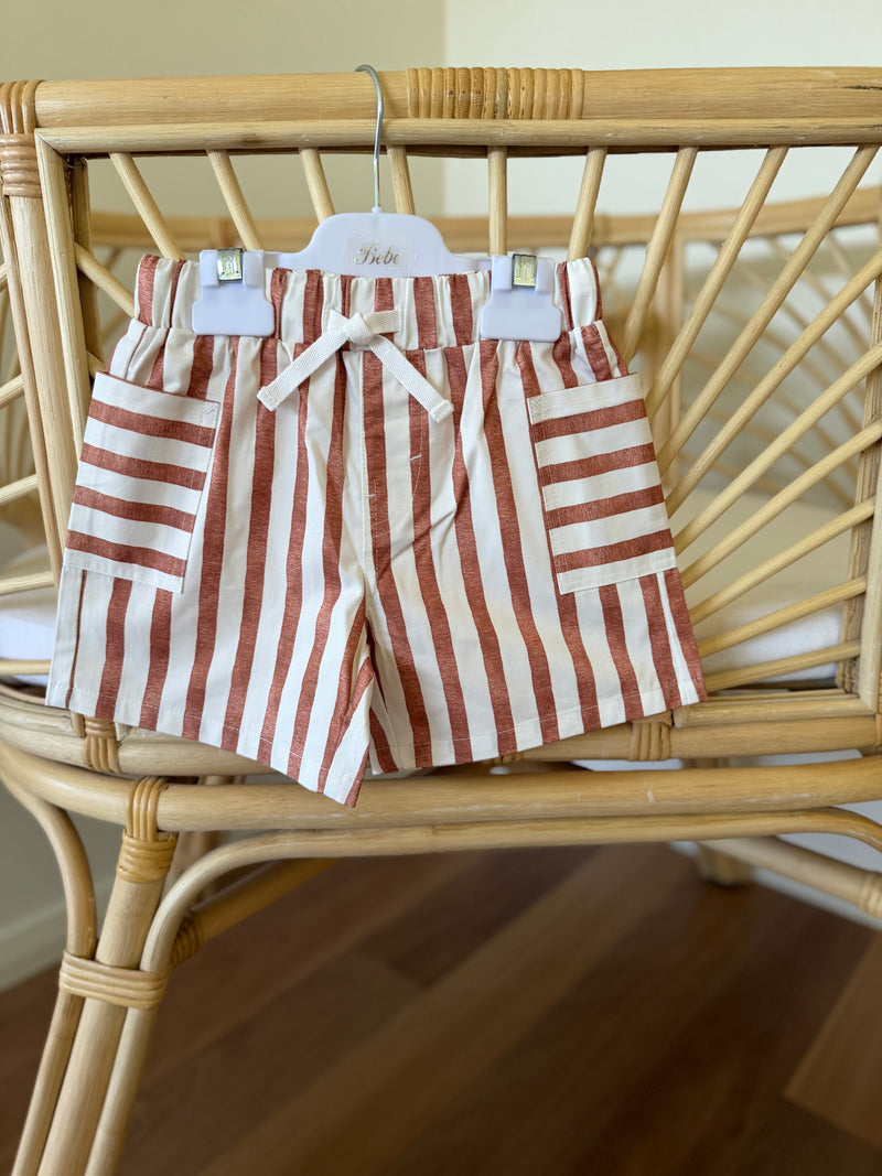 Boys cotton stripe shirts at Tajoh and gg
