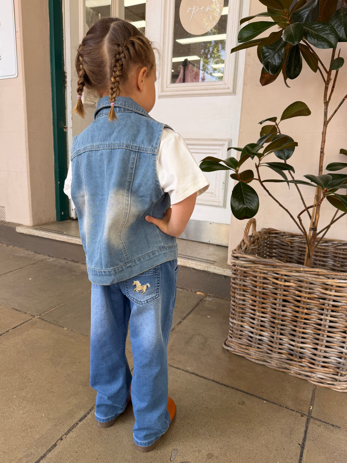 WINNIE DENIM PULL ON JEANS 3-7 YRS
