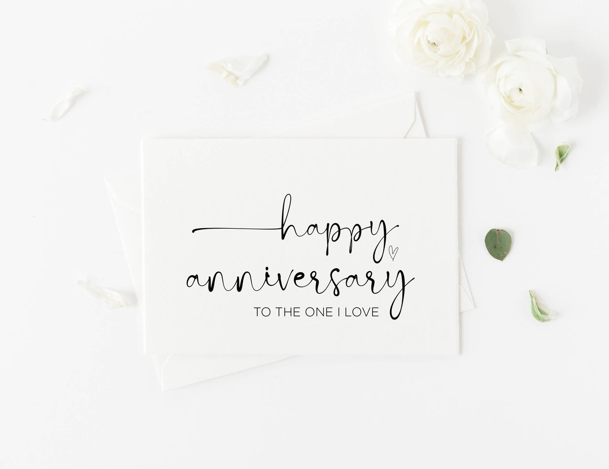 Anniversary Card for Boyfriend, Husband, Wife I Love You
