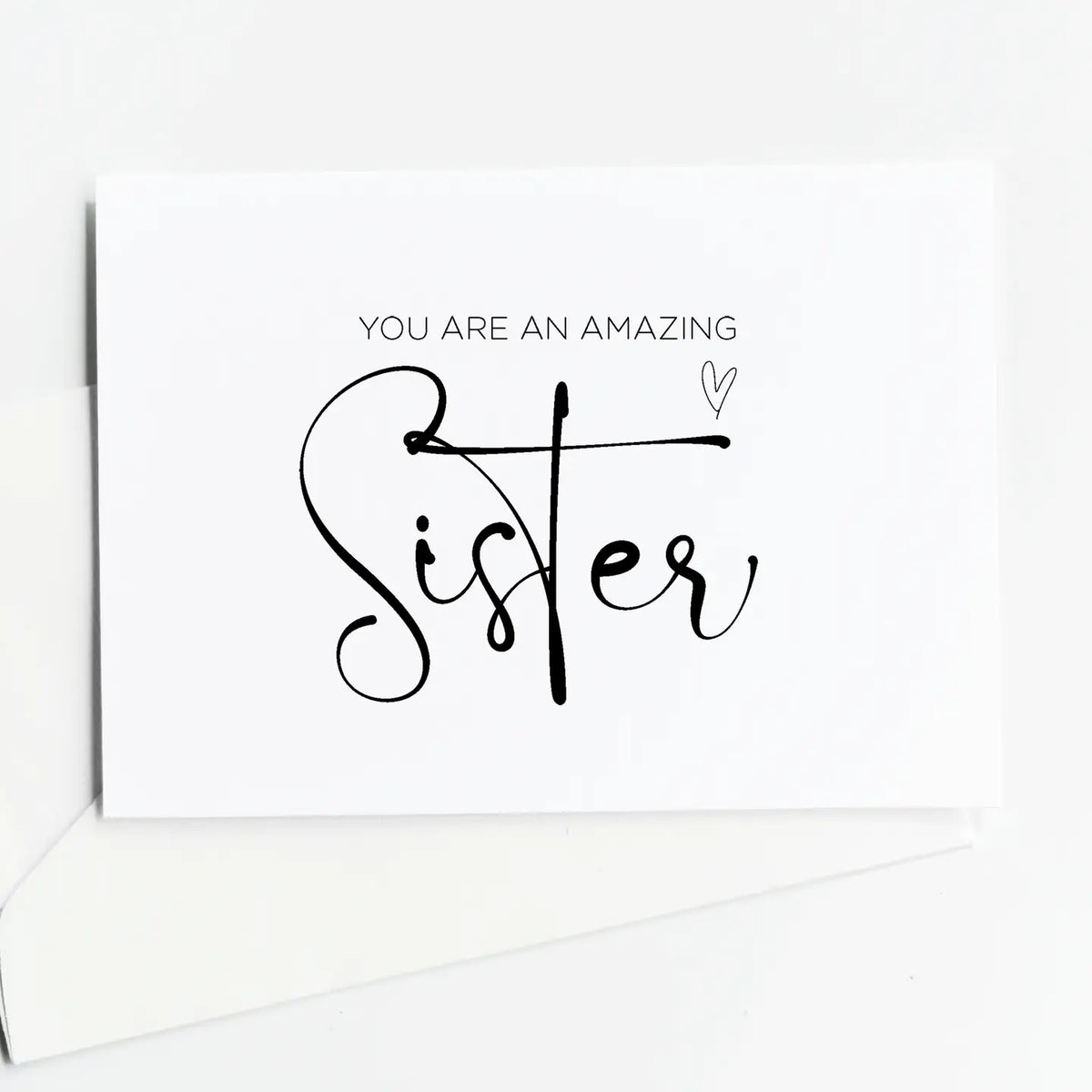 Pregnancy Announcement Card For Sister