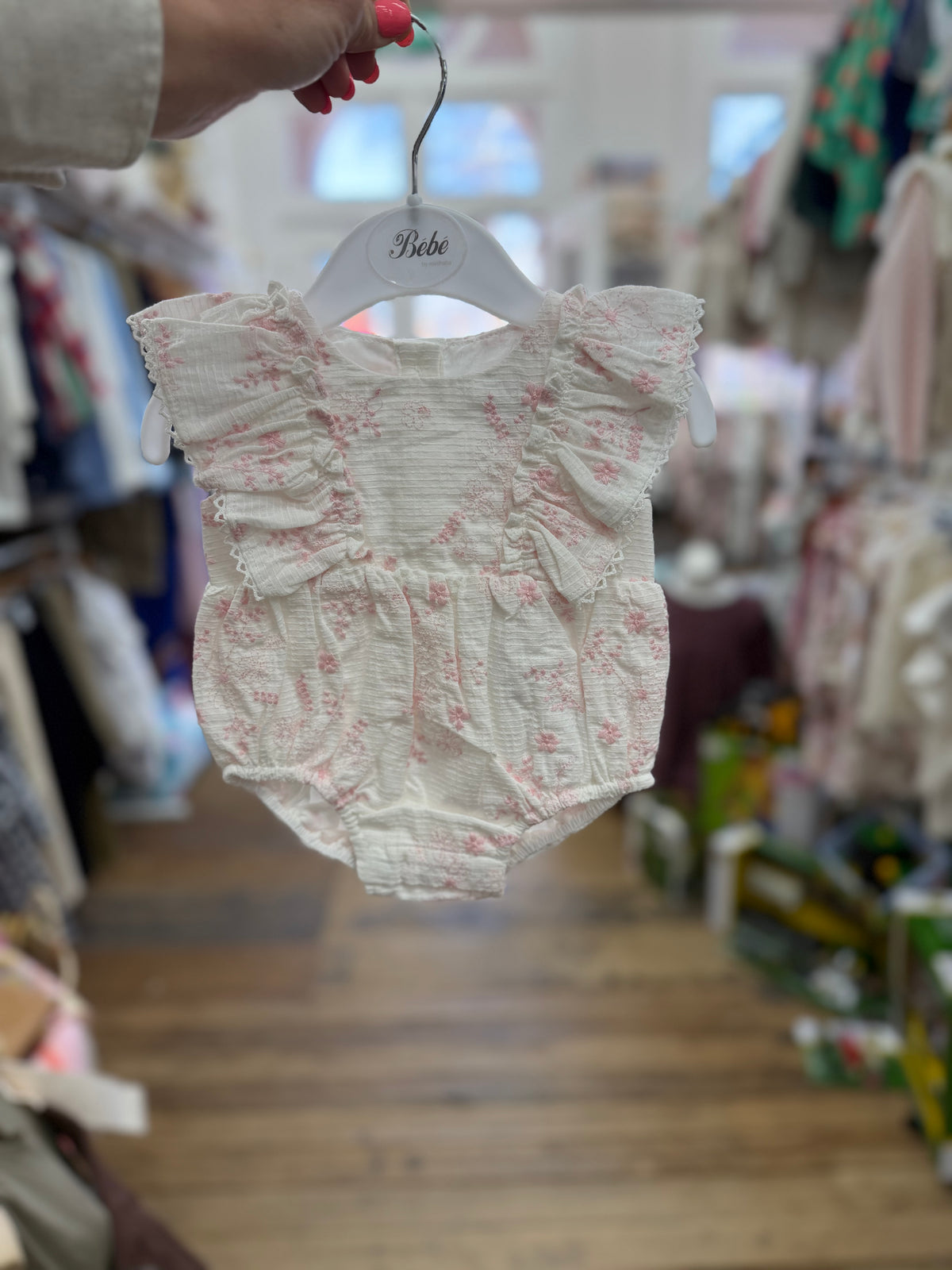 CHELSEA ALL OVER EMBROIDERY BODYSUIT