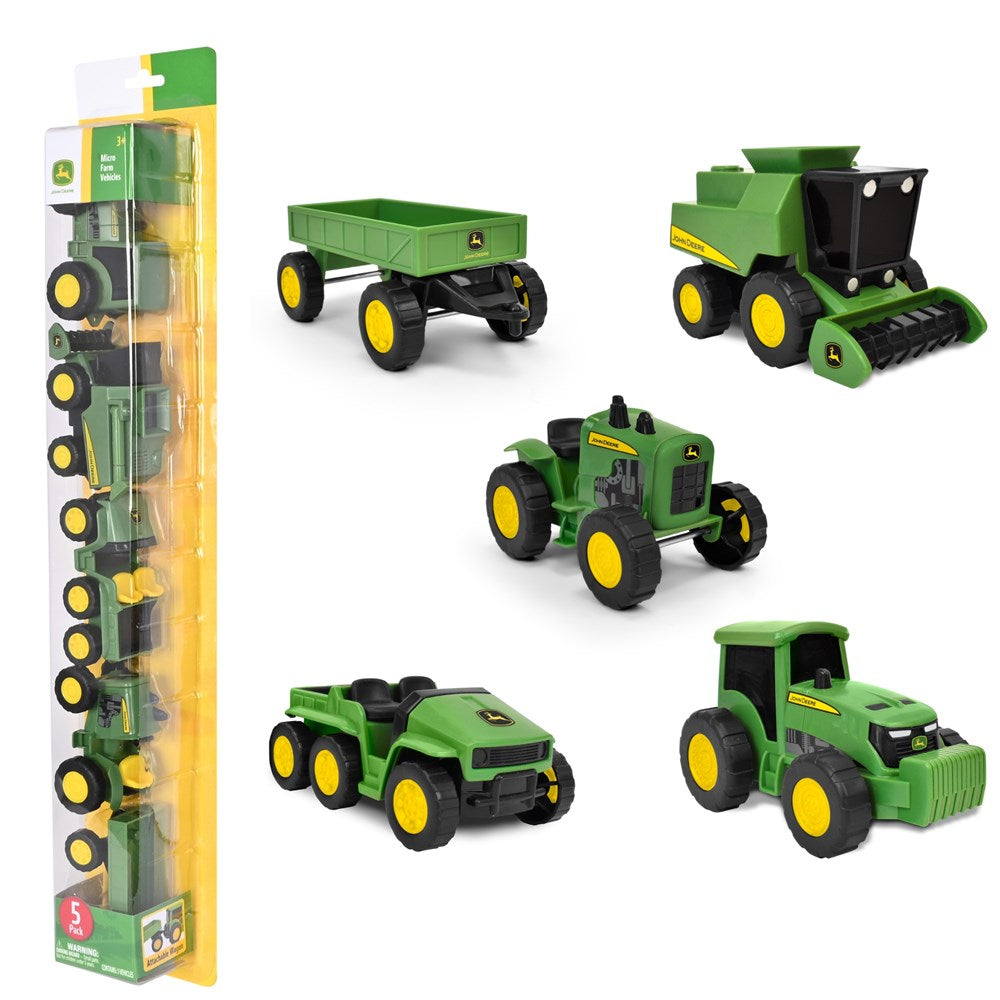 JOHN DEERE MICRO FARM VEHICLES 5 PACK
