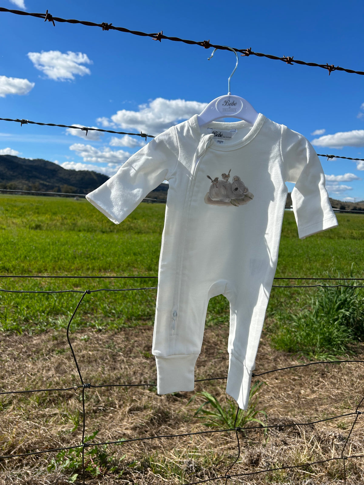 Australiana Organic Koala Zip Suit