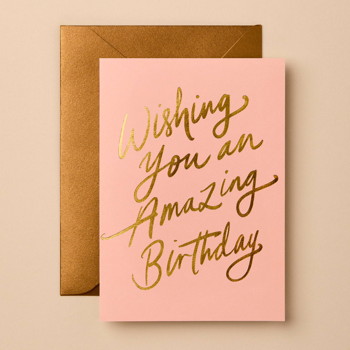 Foil Luxury Birthday Card | Wishing You An Amazing Birthday