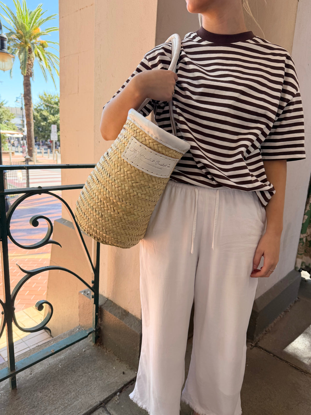 Ava Basket | White