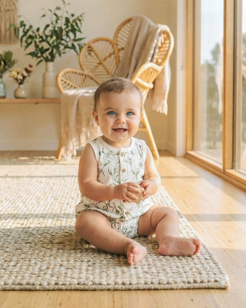 Native Australian baby bodysuit at Tajoh & GG Australian baby gifts 