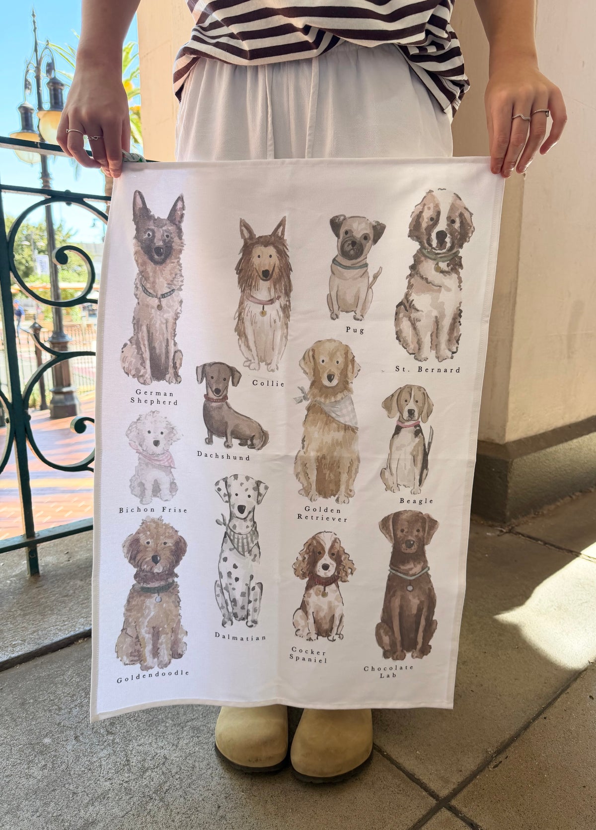 Dog Tea Towel