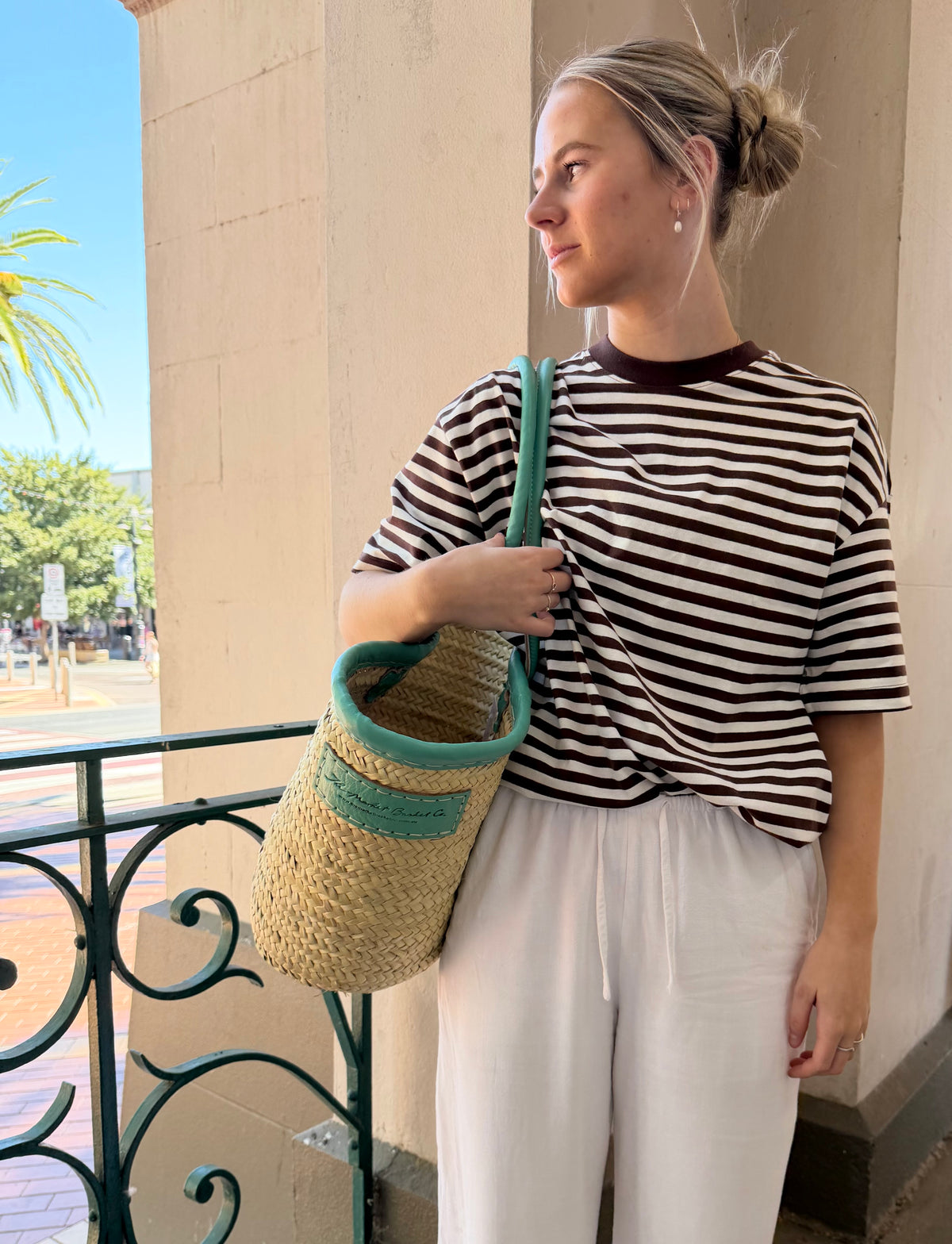 Ava Basket - Green