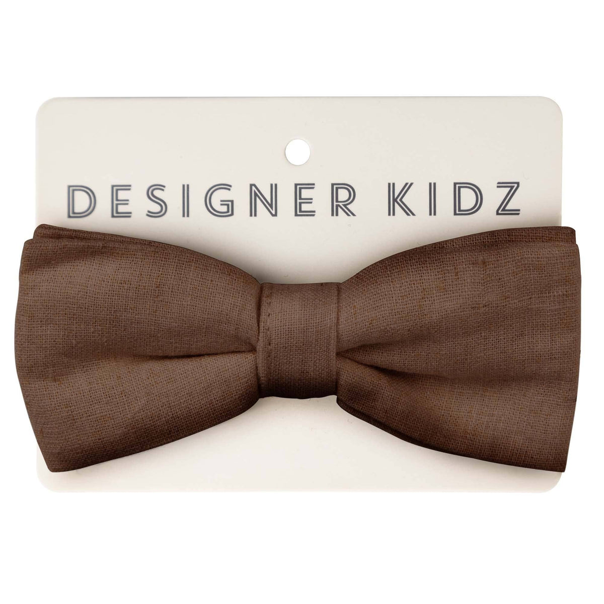 Finley Linen Bow Tie - Chocolate