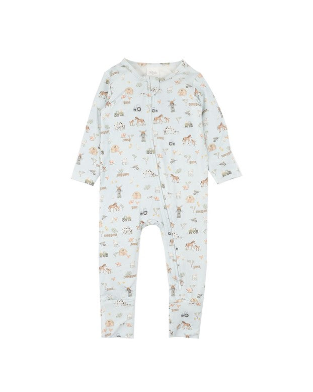 FARM ECOCOSY LS ZIPSUIT