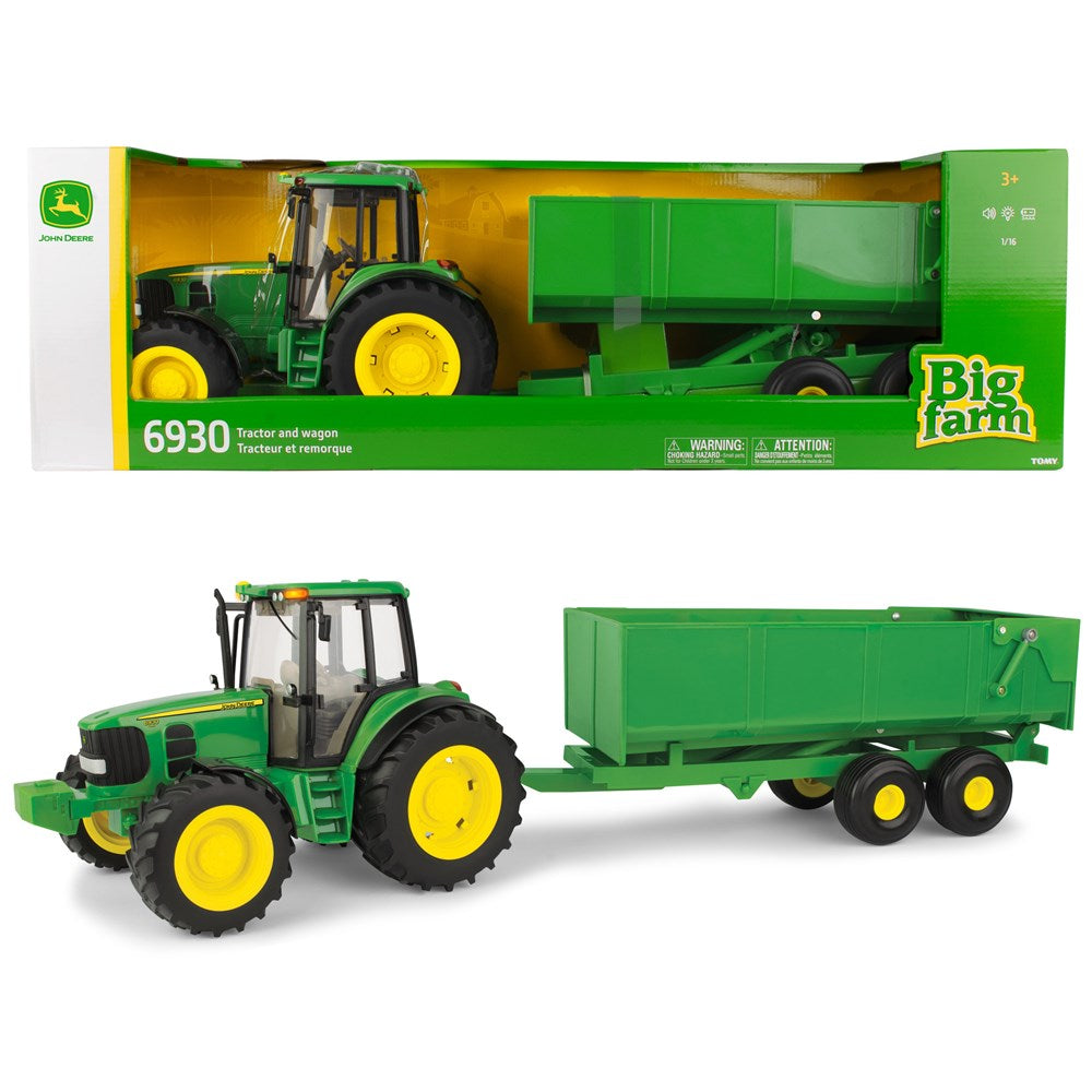 1:16 BIG FARM JD 6930 TRACTOR WITH WAGO