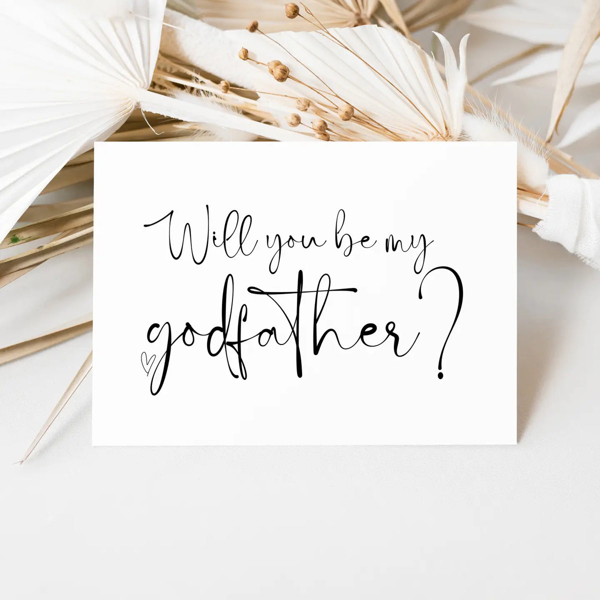 Will You Be My Godfather Card