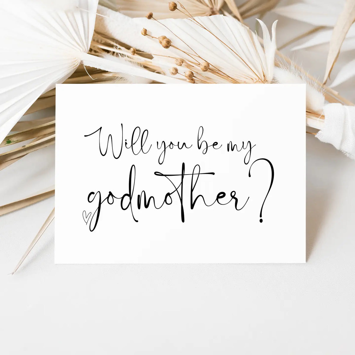 Will You Be My Godmother Card