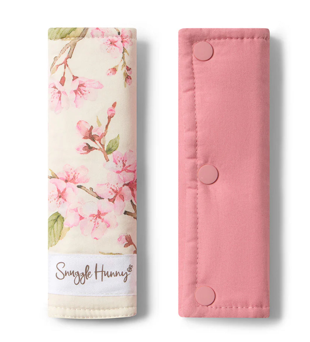 Cherry Blossom Universal Reversible Pram Strap Covers