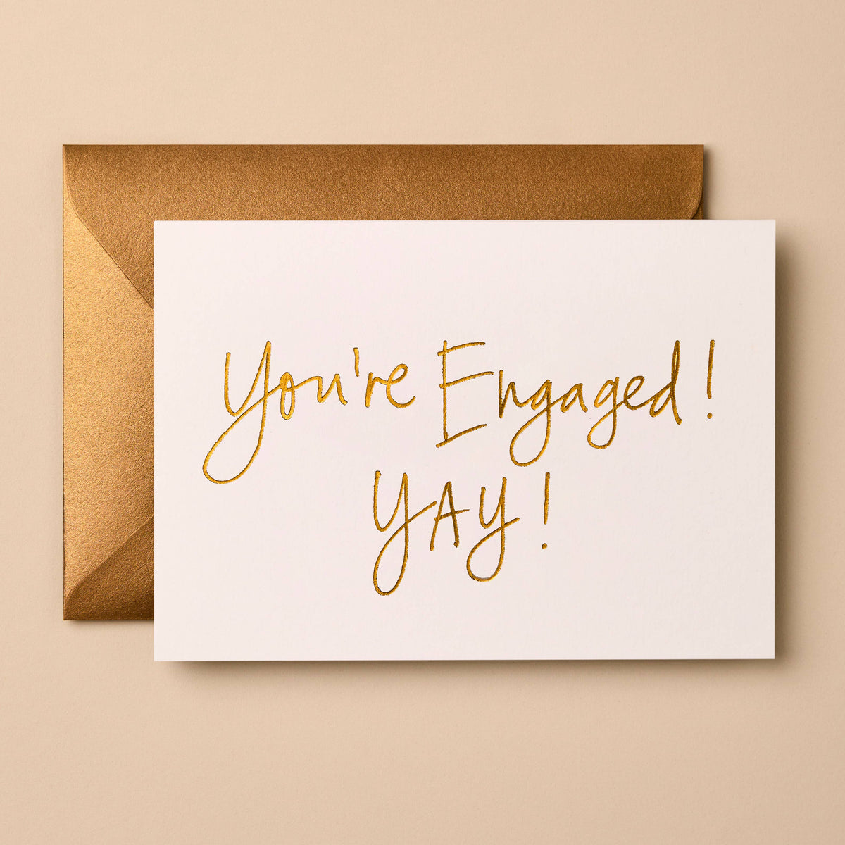 Engagement Wedding Greeting Card | You're Engaged! Yay!