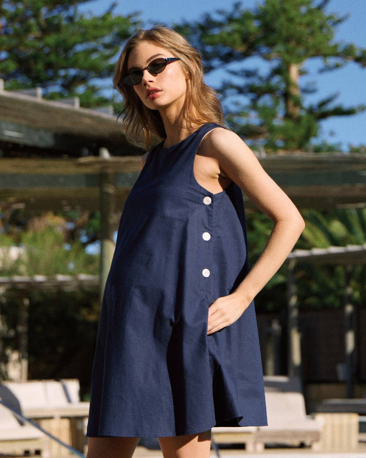 Maeve Linen Feeding Dress
