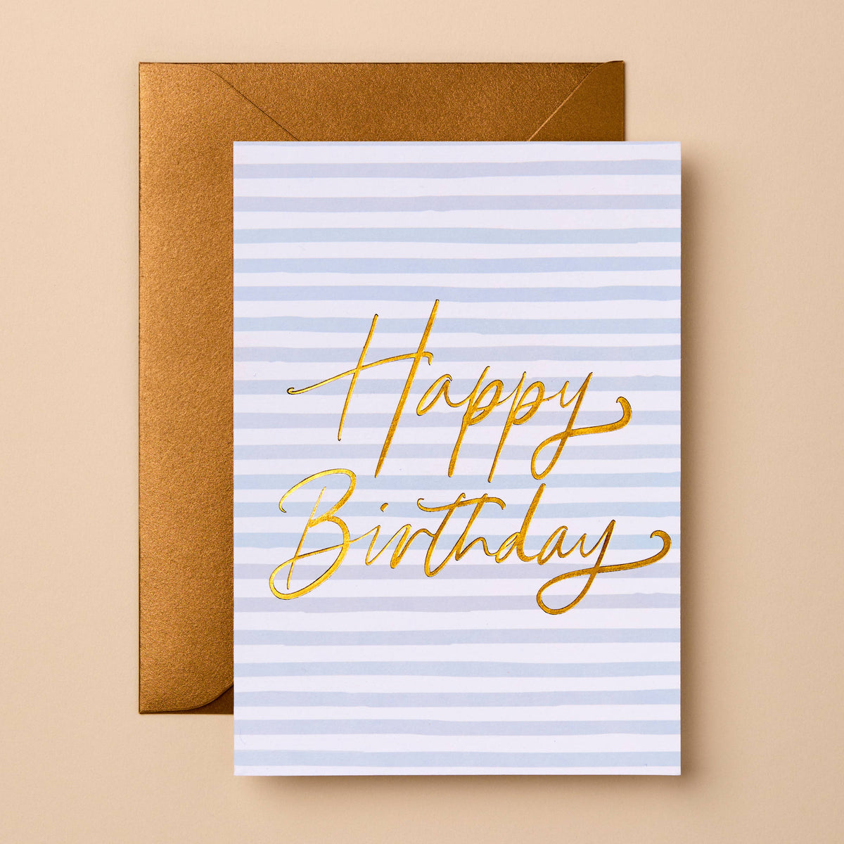 Luxury Birthday Card | Hand-Lettered Gold Foil Finish