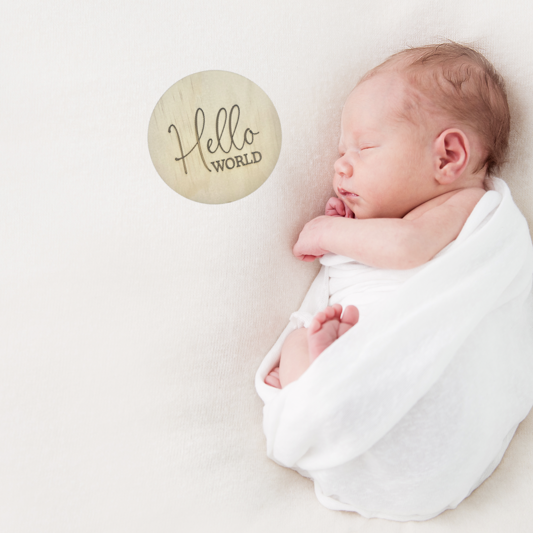 Classic Wooden Milestones