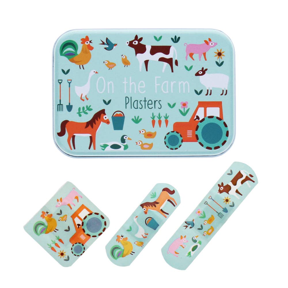 Rex London Children's Plasters - Farmyard