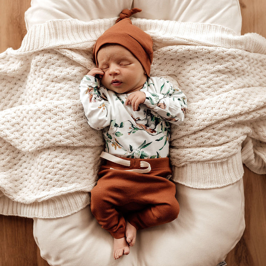 tan baby pants