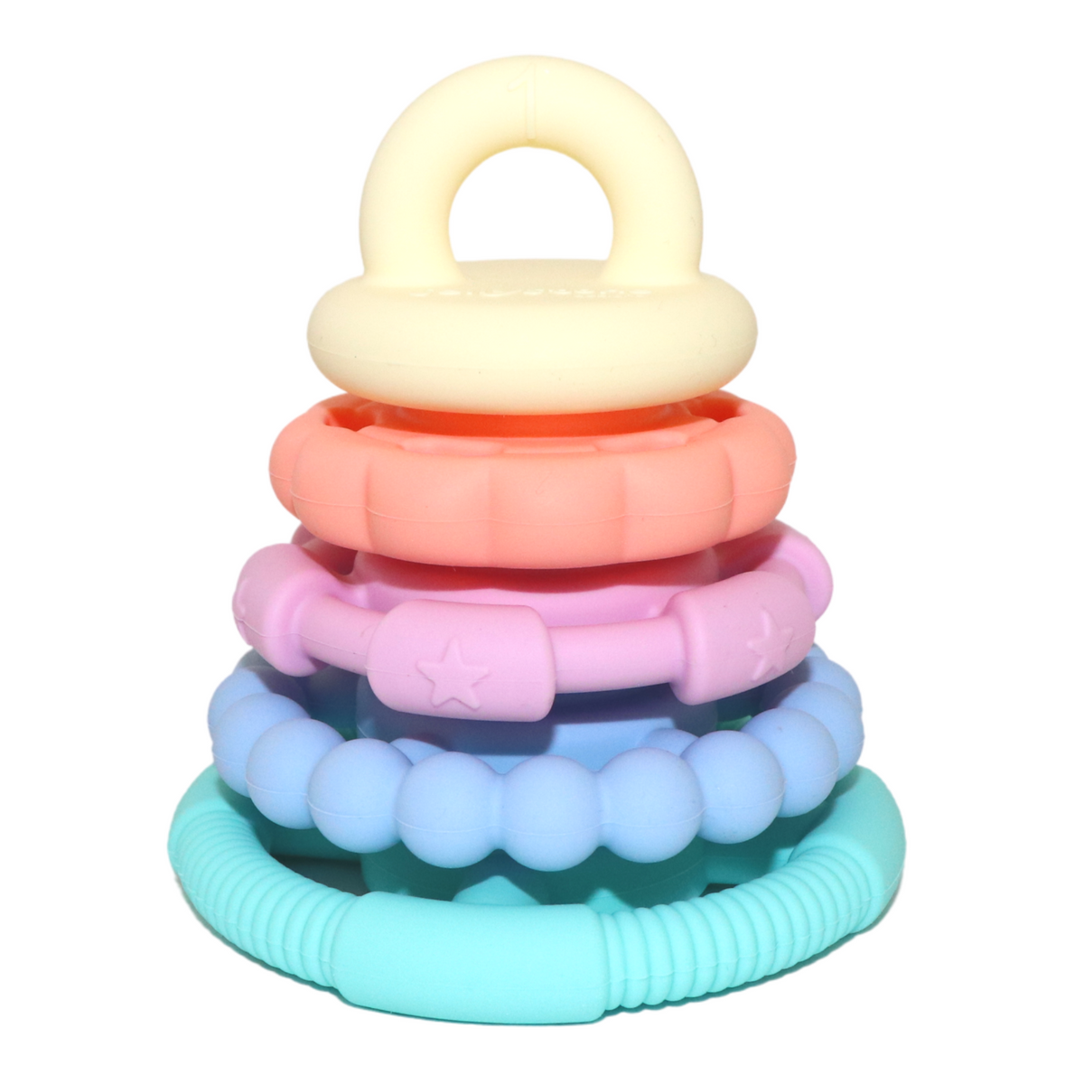 Rainbow Stacker & Teether Toy